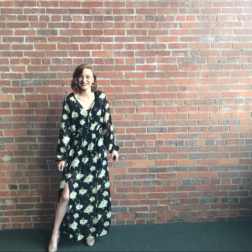 Beautiful long floral summer dress